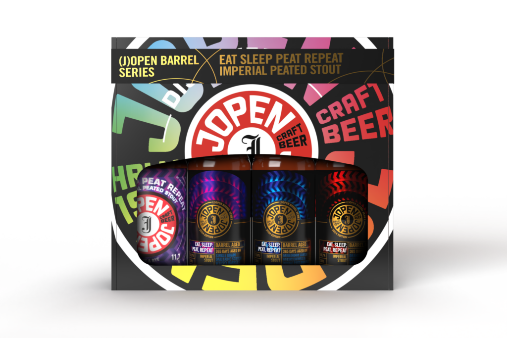 Jopen Barrel Aged Series: Eat Sleep Peat Repeat 2024 Giftpack met Gospel Distillaat